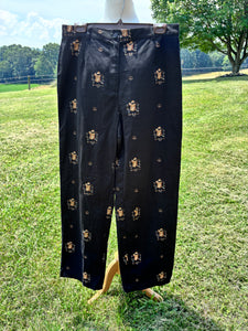 Saddle and tack design ladies pants.