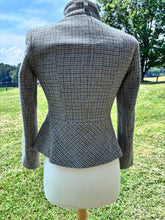 Load image into Gallery viewer, Houndstooth casual zip jacket