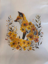 Load image into Gallery viewer, Tea towel, Foxes