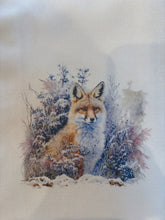 Load image into Gallery viewer, Tea towel, Foxes