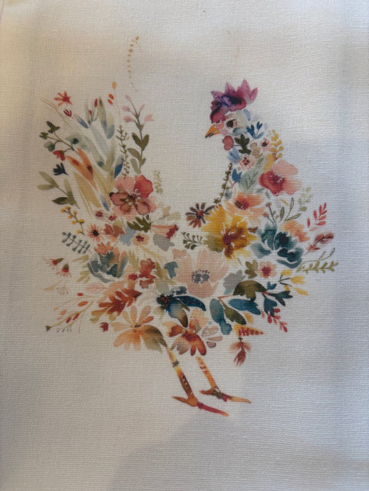 Tea towel, Spring chickens