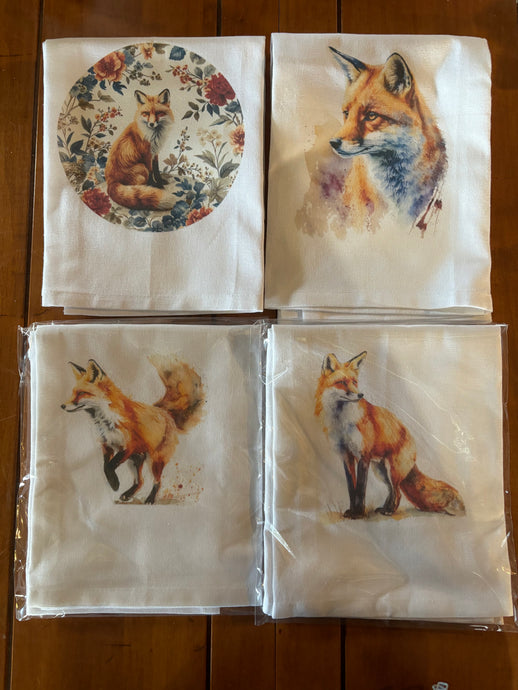 Tea towel, Foxes, ass’t