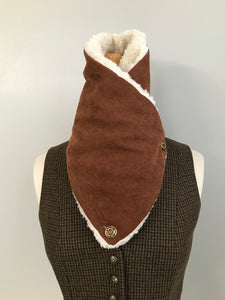 Neck wrap, Corduroy, Toffee