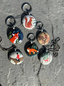 Keychain, Round, Large assorted designs