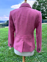 Load image into Gallery viewer, Hunt coat/blazer, deep pink herringbone