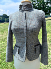 Load image into Gallery viewer, Houndstooth casual zip jacket