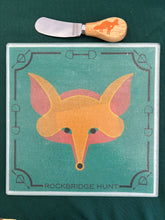 Load image into Gallery viewer, Cheese plate/trivet, Foxes single image, assorted designs