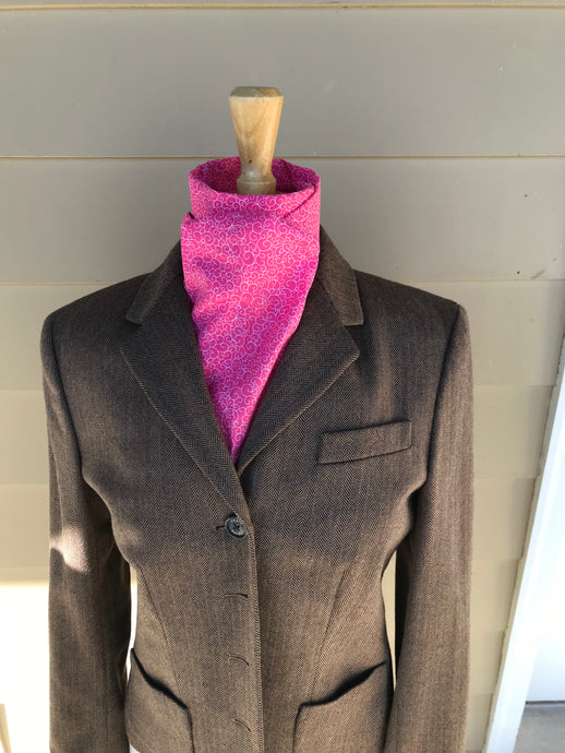 Stock tie, Pink swirls