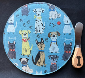 Cheese plate/trivet, Dogs-assorted designs