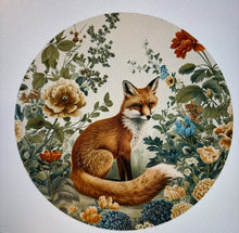 Load image into Gallery viewer, Tea towel, Floral Fox, ass’t