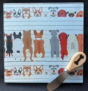 Cheese plate/trivet, Dogs-assorted designs