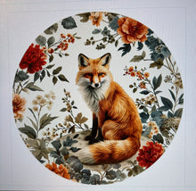 Load image into Gallery viewer, Tea towel, Floral Fox, ass’t