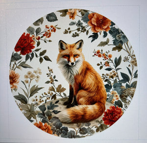 Tea towel, Floral Fox, ass’t