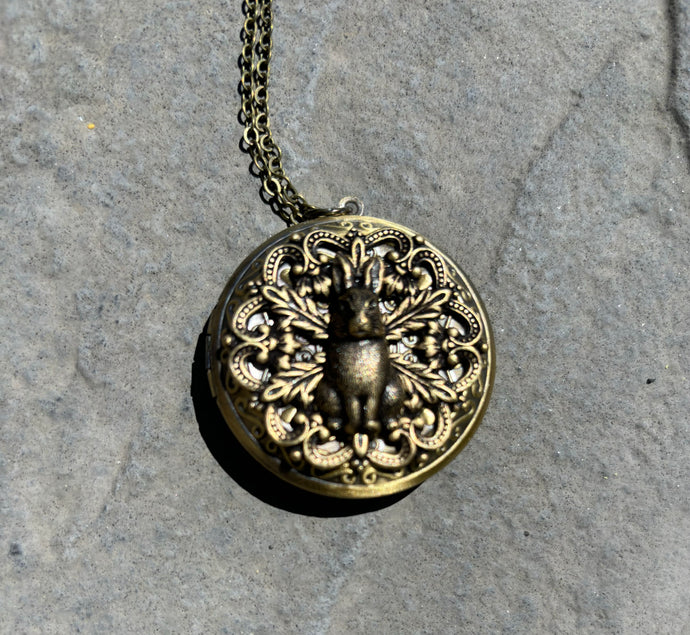 Necklace, Rabbit locket