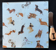 Load image into Gallery viewer, Cheese plate/trivet, Dogs-assorted designs