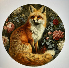 Load image into Gallery viewer, Tea towel, Floral Fox, ass’t