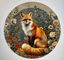 Load image into Gallery viewer, Tea towel, Floral Fox, ass’t