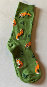 Socks on green