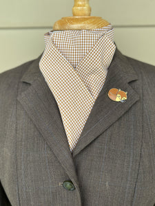 Stock tie, Gingham