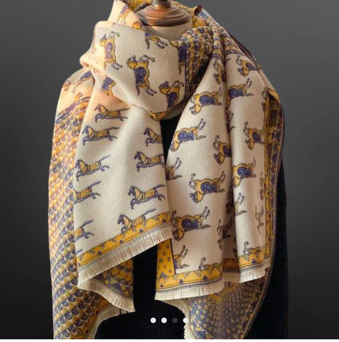 Shawl/Pashmina, Prancing Ponies