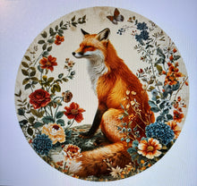 Load image into Gallery viewer, Tea towel, Floral Fox, ass’t