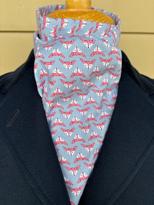 Stock tie, Tiny Fox mask, 4 fold