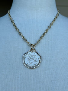 Necklace, medallion