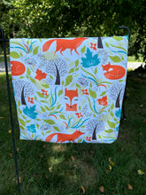 Load image into Gallery viewer, Helmet bag, Foxes and flowers