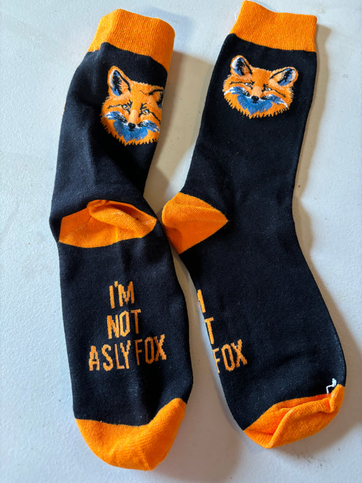 Socks, I’m not a clever fox