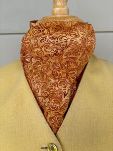 Stock tie, Rust batik