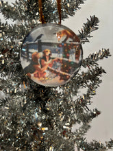 Load image into Gallery viewer, Christmas ornament, glass, 2” assorted designs