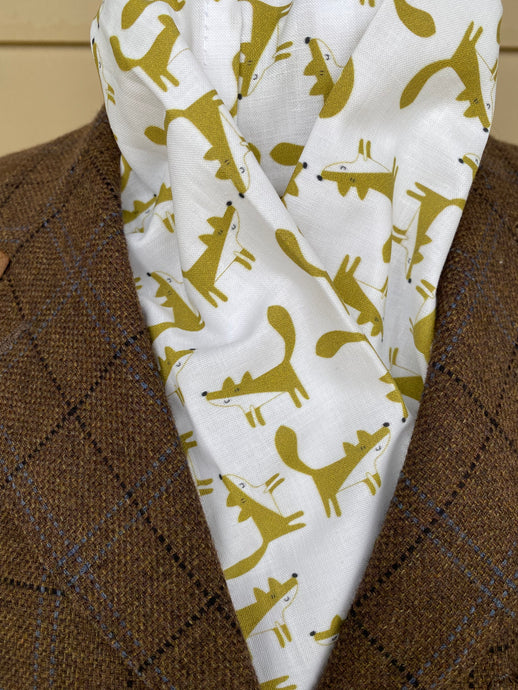 Stock tie, Green foxes