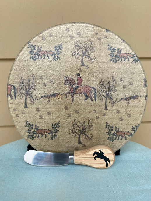 Cheese plate/trivet, Horses-assorted designs