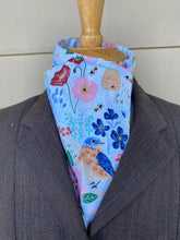 Load image into Gallery viewer, Stock tie, Watercolor bird and flowers