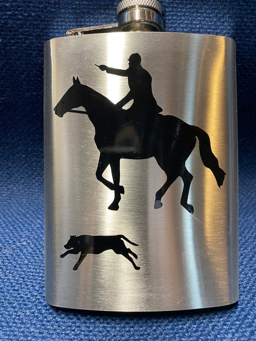 Flask, stainless, 8 oz.