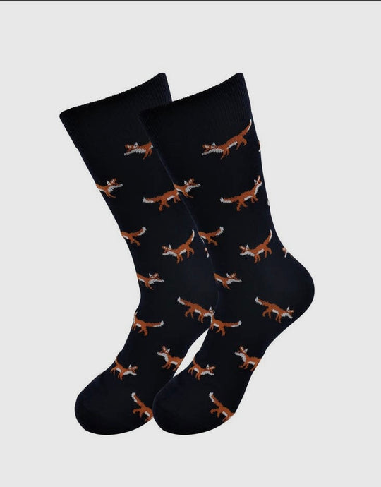 Socks, Fox print, men’s