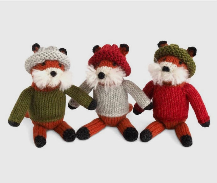 Ornament, Fox with sweater