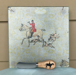 Cheese plate/trivet, Horses-assorted designs