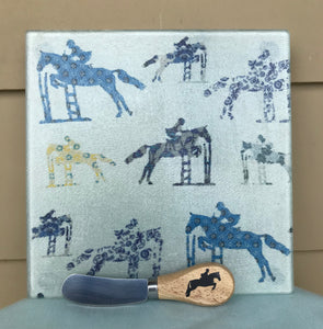 Cheese plate/trivet, Horses-assorted designs