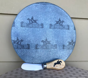 Cheese plate/trivet, Horses-assorted designs