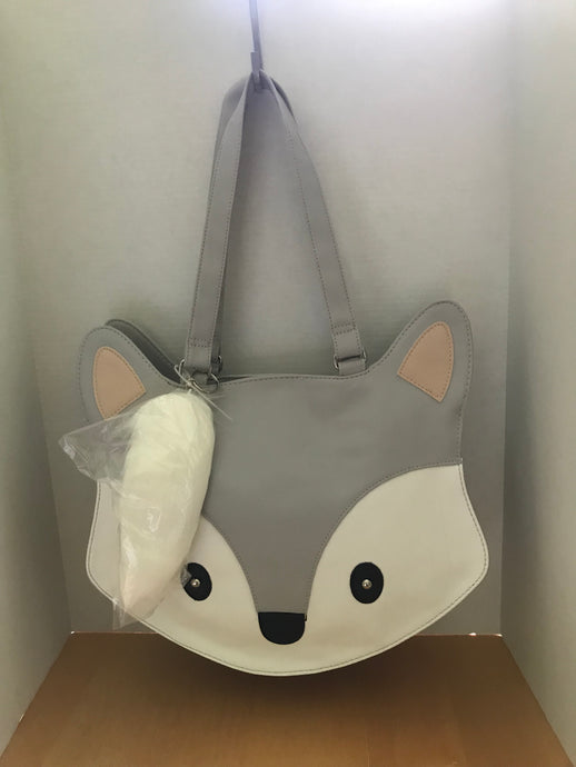 Tote bag,  Grey fox