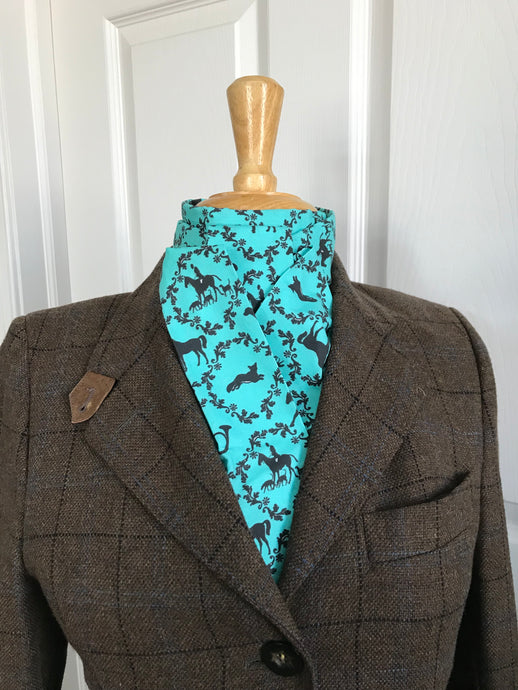 Stock tie, Hunt country blue