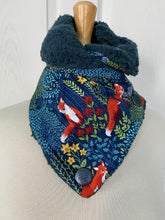 Load image into Gallery viewer, Neck wrap, Forest fox, sherpa lined