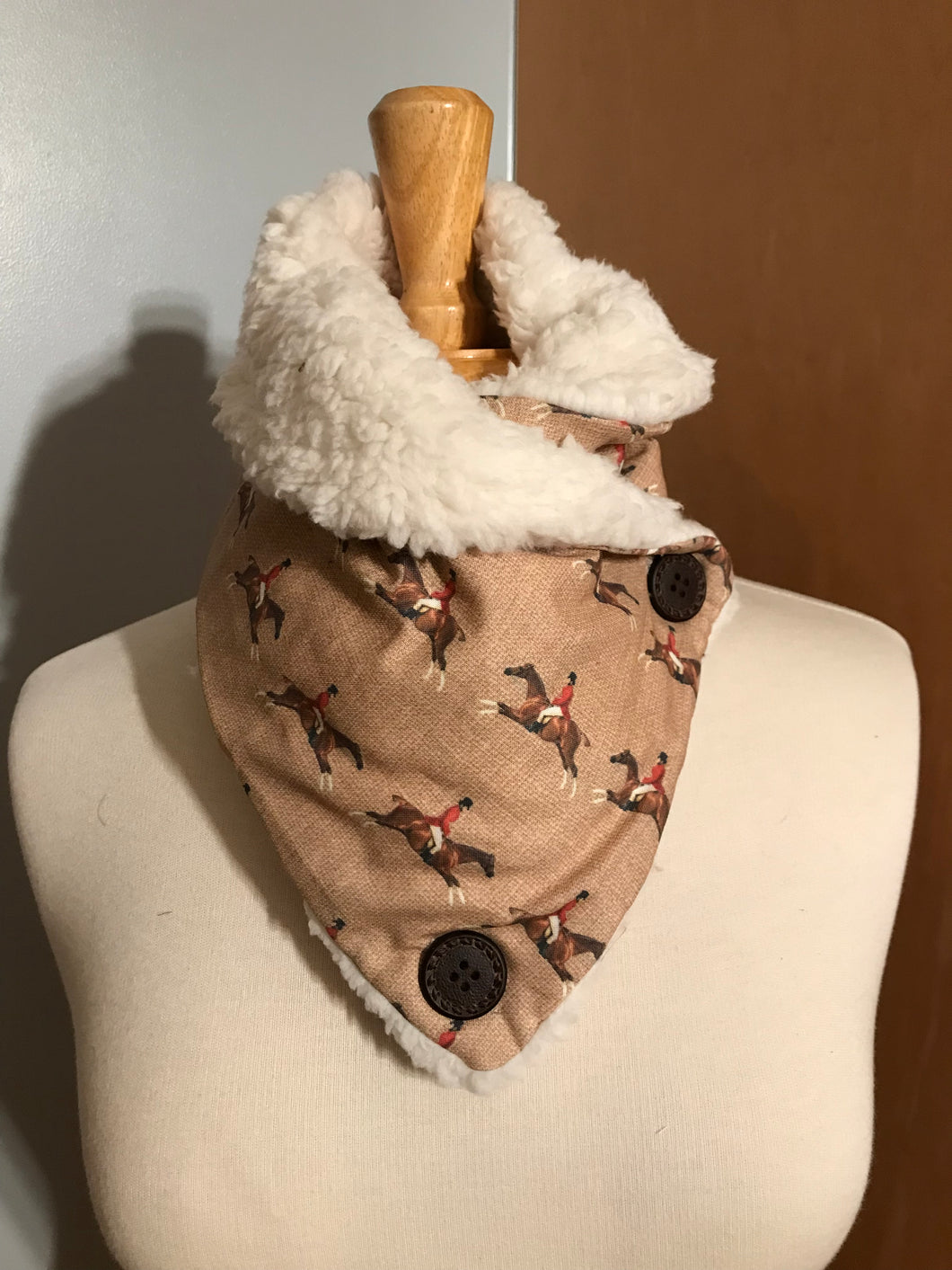 Neck wrap, Linen rider