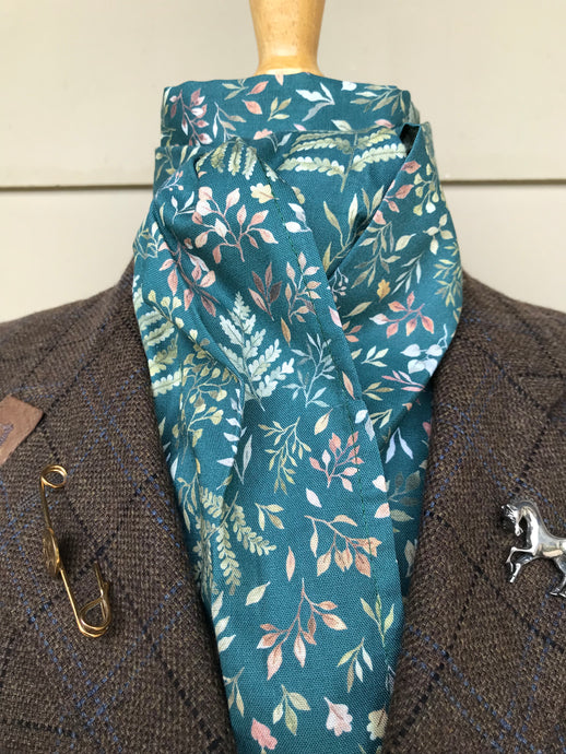 Stock tie, Fall floral print, 2 colorways